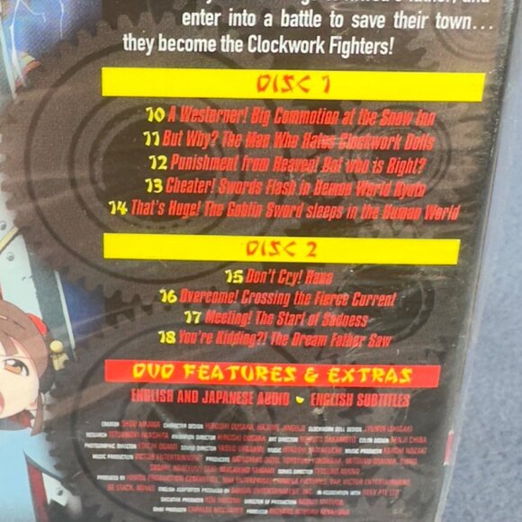 Bandai Entertainment Clockwork Fighters: Hiwous War Volume 2 DVD New - Picture 5 of 8